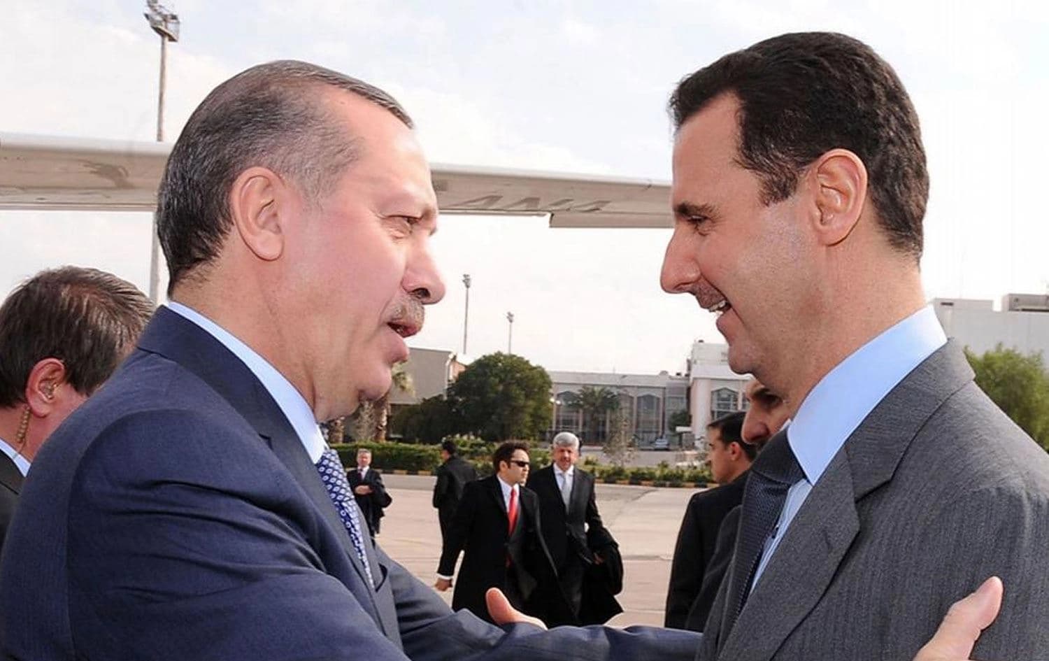 Erdogan û Esed / Wêne: SANA-Arşîv 