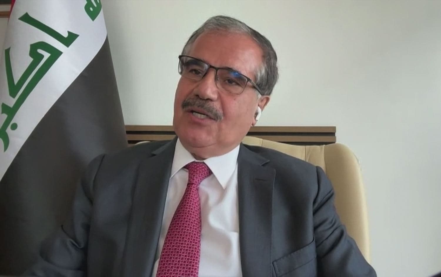 Iraqi Ambassador to Vienna Bakir Fatah speaking to Rudaw on July 1, 2024. Photo: Rudaw/screengrab