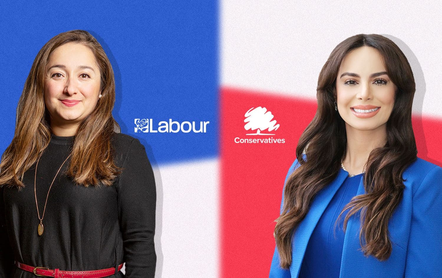 From left: Feryal Clark and Yasmin al-Atroshi. Graphic: Rudaw
