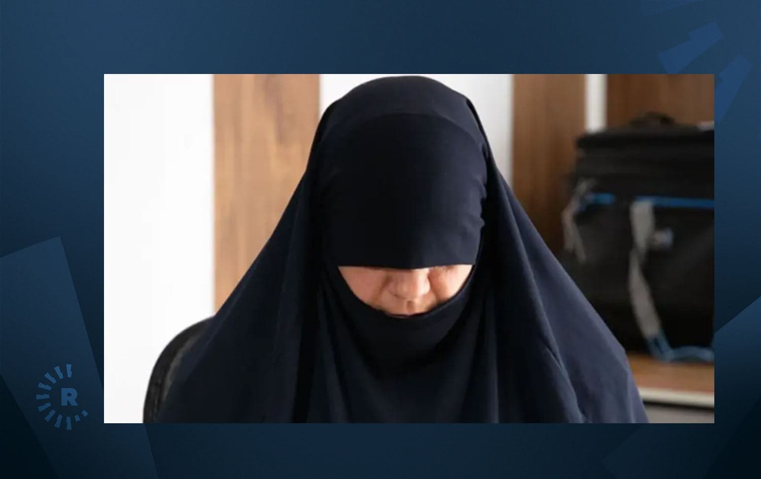 Hevjîna serkirdeyê berê yê DAIŞê Ebûbekir Bexdadî ya bi navê Esma Mihemed / Wêne: BBC