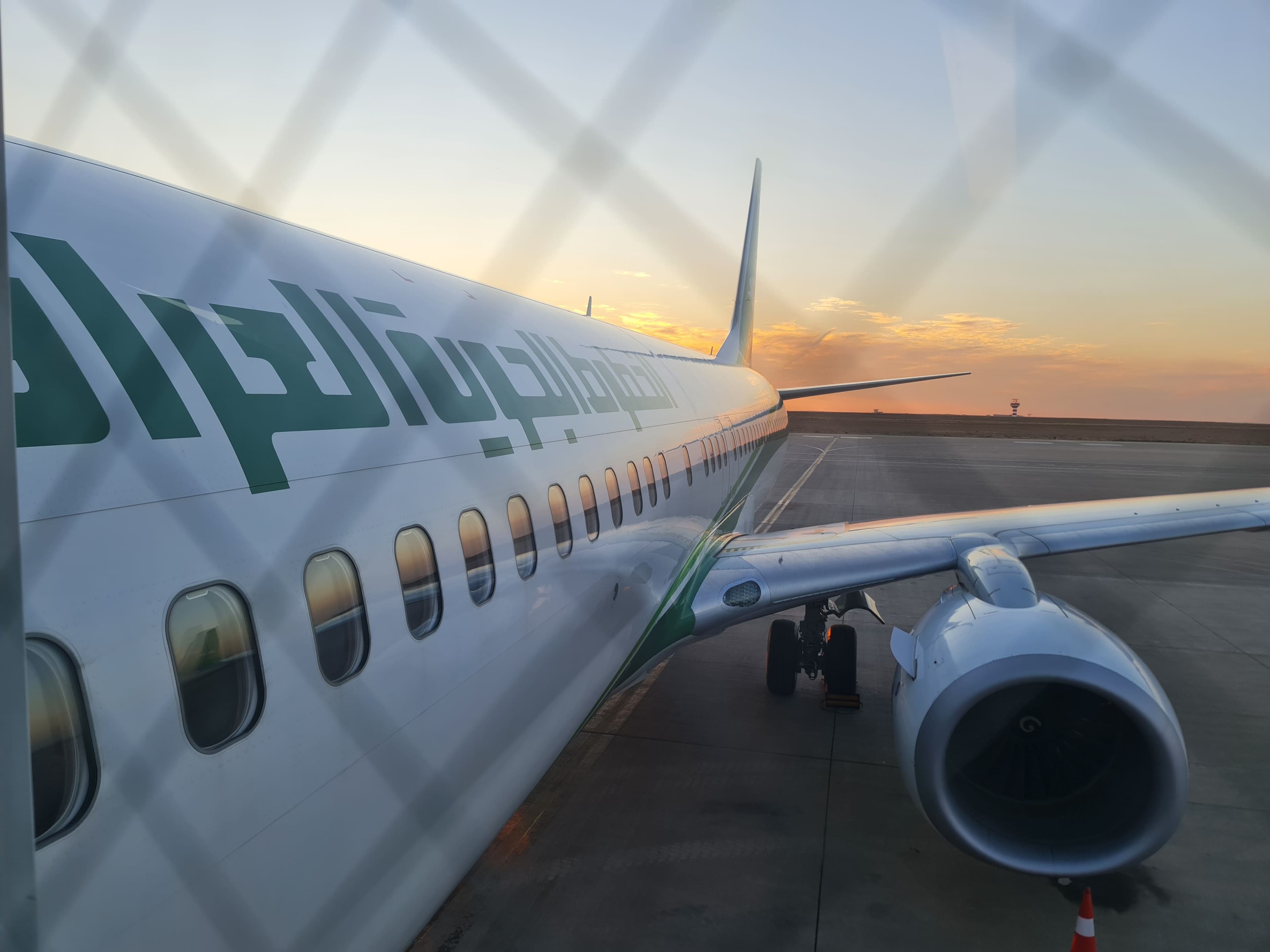 An Iraqi airways aircraft at Erbil International Airport. Photo: Bilind T. Abdullah/Rudaw