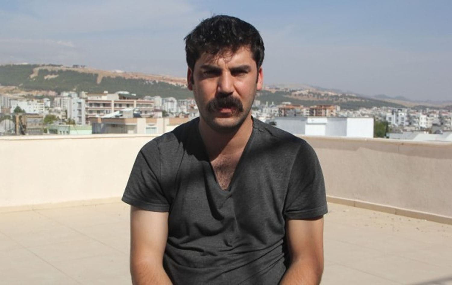 Yusuf Ozpercin, the DEM Party member who was arrested for allegedly criticizing the Turkish government's operations in the Kurdistan region. Photo: MA