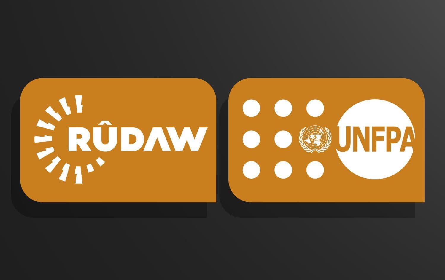 Rudaw and UNFPA logos