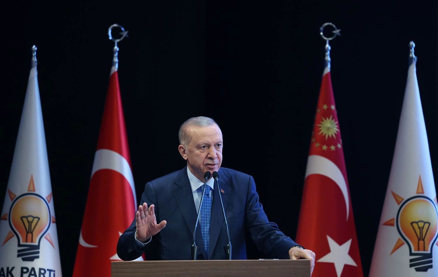 Serokkomarê Tirkiyeyê Recep Tayyîp Erdogan îro li Enqereyê axivî: AA