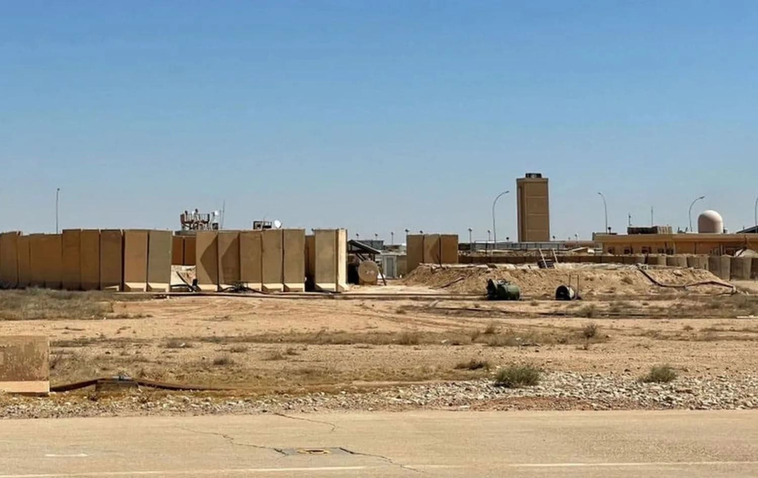 The Ain al-Asad base in Iraq's western Anbar province. File photo: AFP