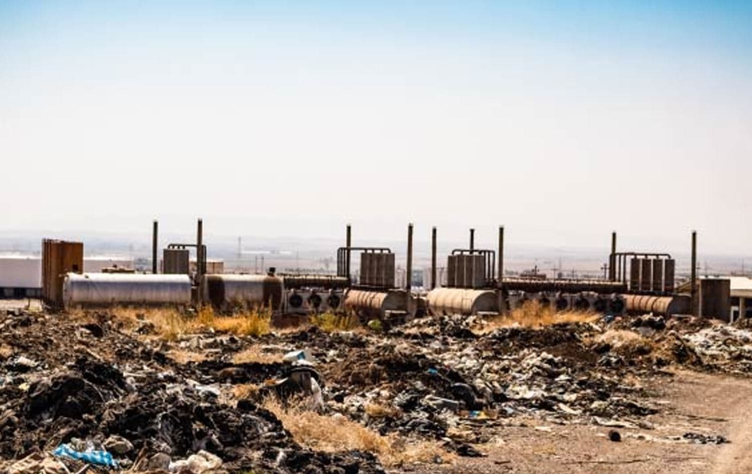 Closed Illegal oil refineries in Lajane Harki village, Septemebr 18, 2019. Photo: Hejar Jawhar/Rudaw