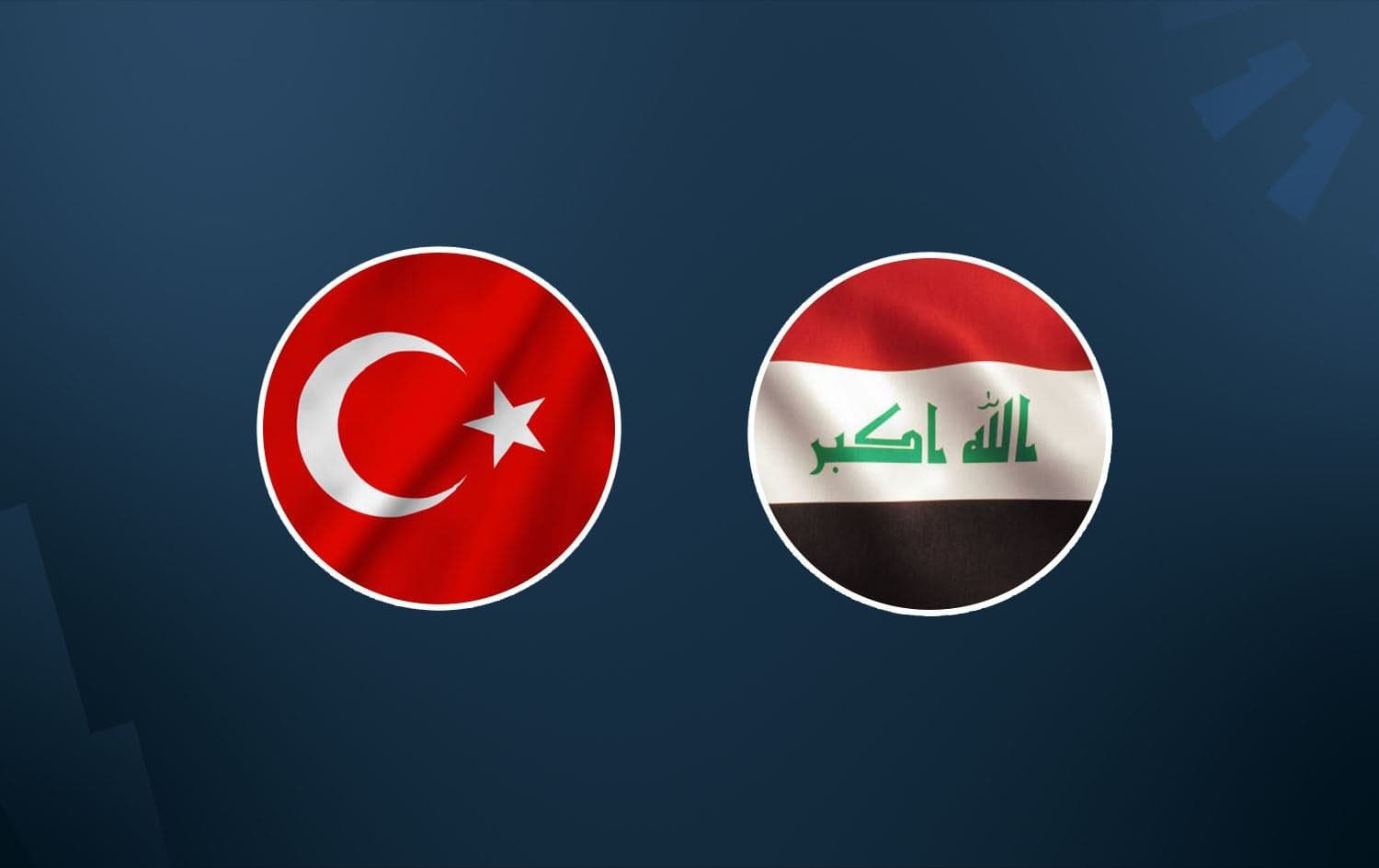 From left: Turkish and Iraqi flags. Graphic: Rudaw