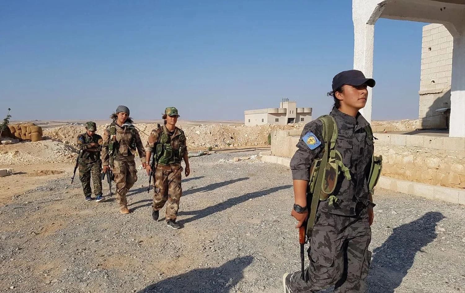 Fighters of the SDF's Manbij Military Council in northern Syria. Photo: SOHR