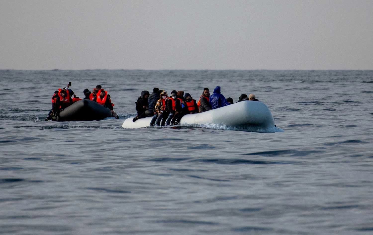 بەلەمێکی کۆچبەران لە نۆکەندی ئینگلیز؛ وێنە: Reuters