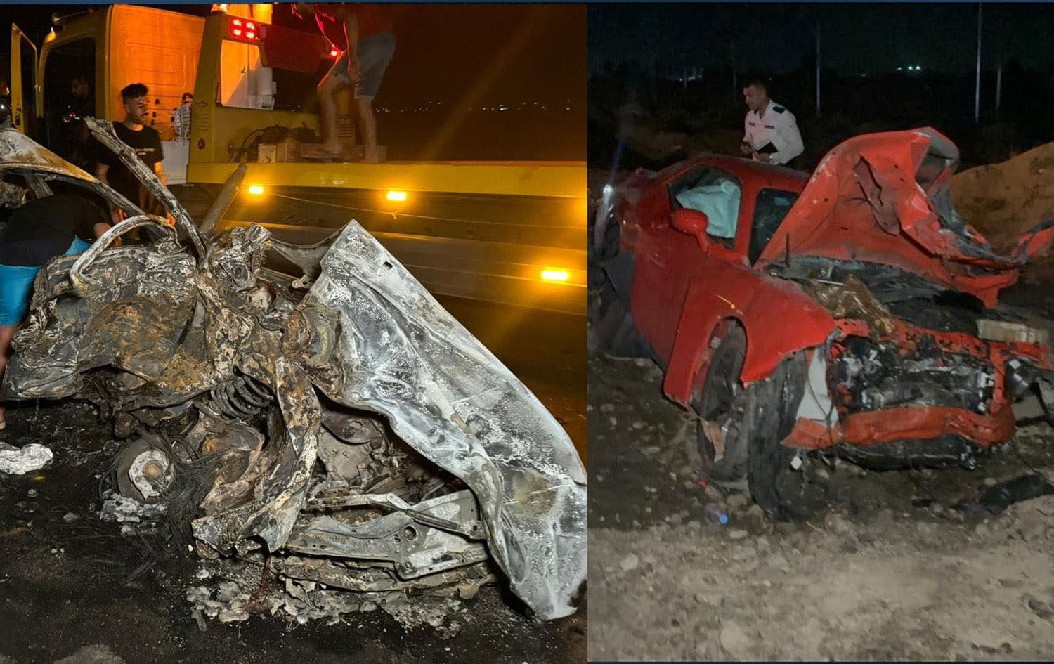 Car incident in Kikruk province on Aug 23, 2024. Photo: submitted