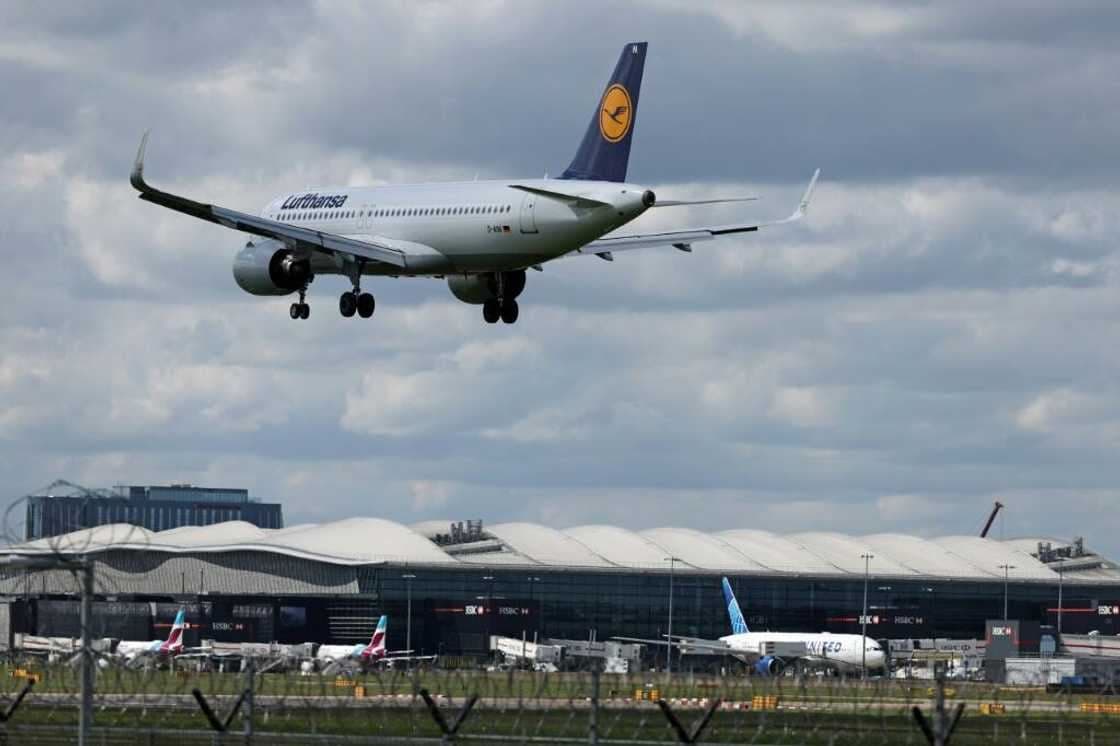A Lufthansa plane. Photo: AFP/file 