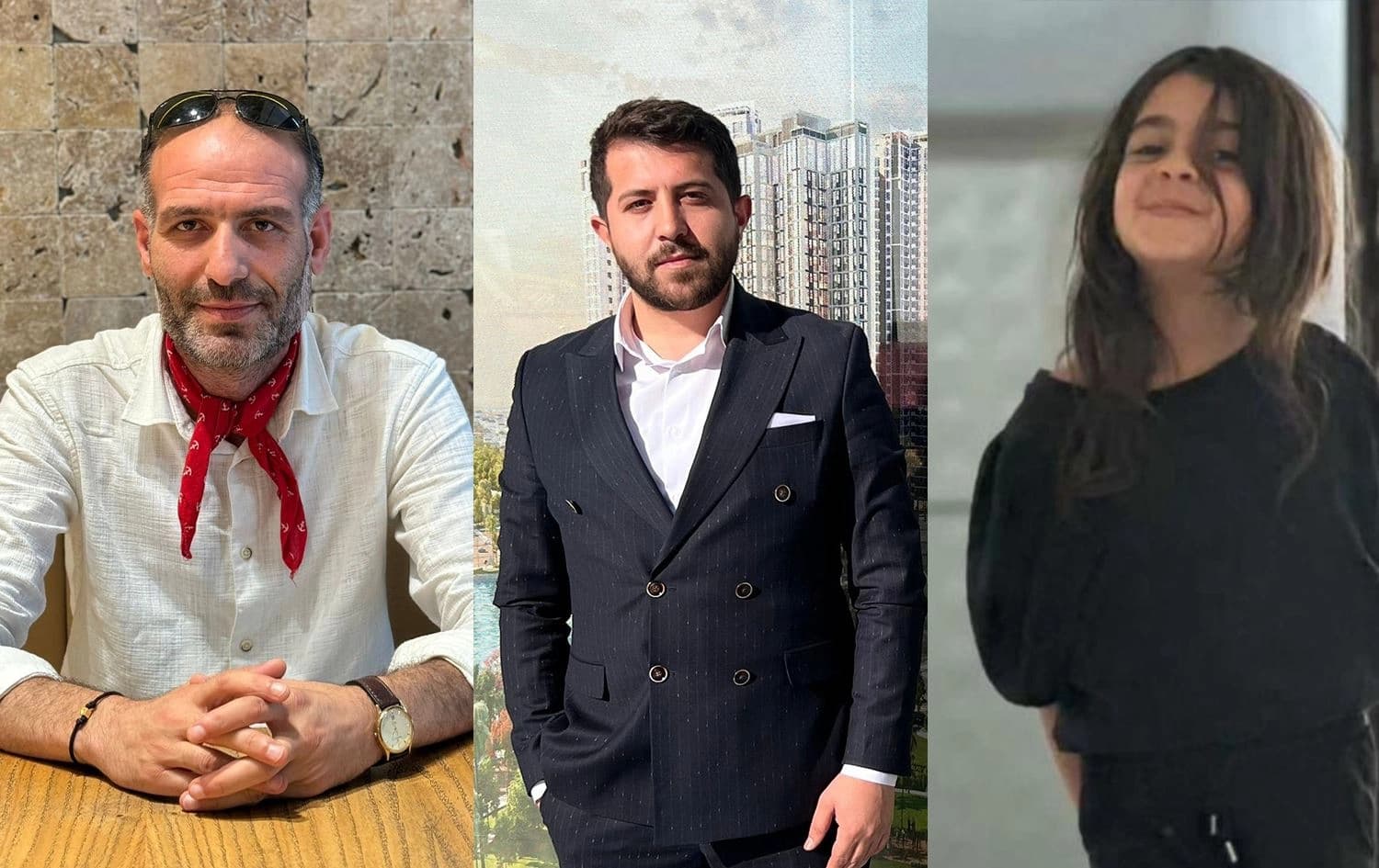 Dara Atilla Aras (solda) ve Sabır Toktaş, Narin Güran'ı bulan ya da yerini bildiren kişiye 5 milyon TL ödül verecek. / Rûdaw