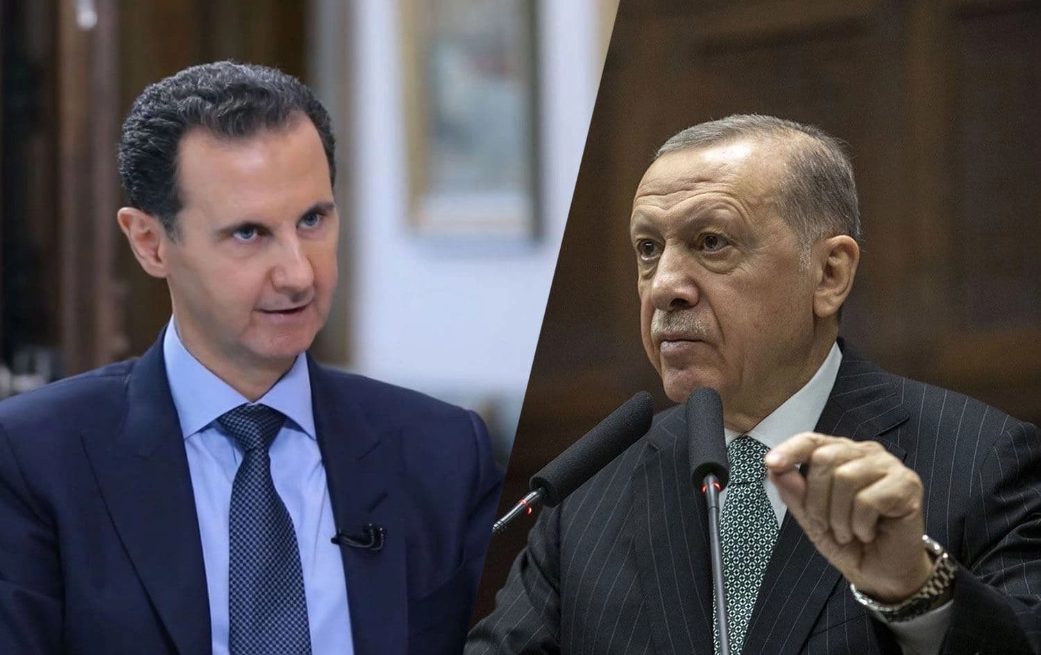 Suriye Devlet Başkanı Esad ile Türkiye Cumhurbaşkanı Erdoğan