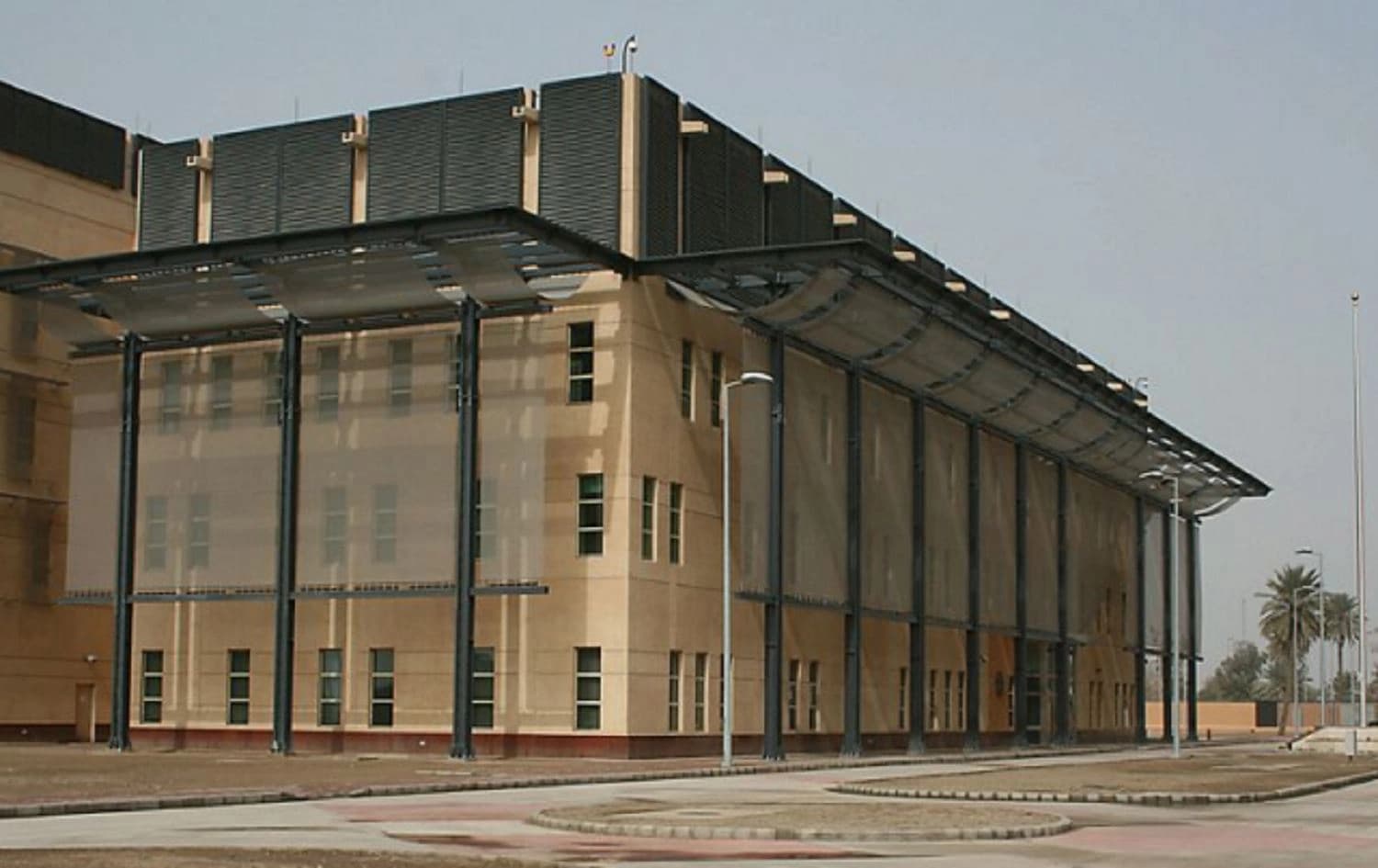 The US embassy in Baghdad, Iraq in 2014. Photo: US State Department
