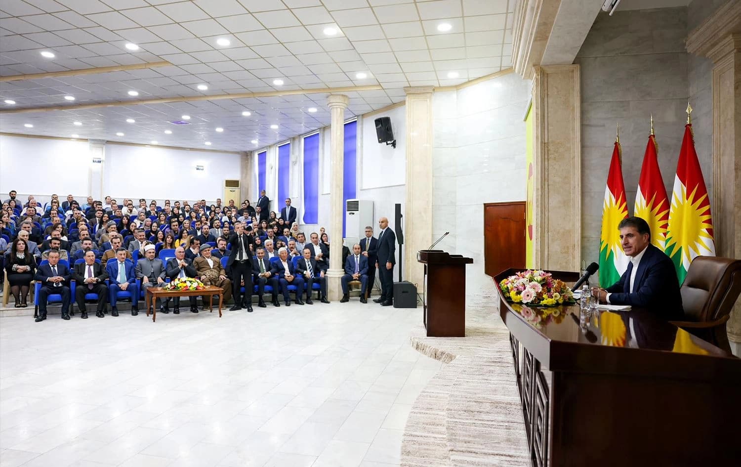 Nêçîrvan Barzanî li gel berpirsên PDKyê civiya 