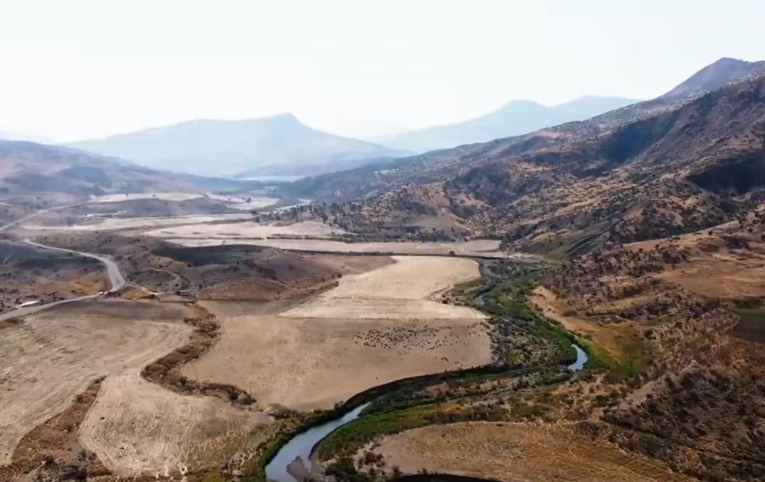 The Kurdistan Region’s Dwin Dam project in Erbil on September 16, 2024. Photo: Screengrab/PM Barzani's office