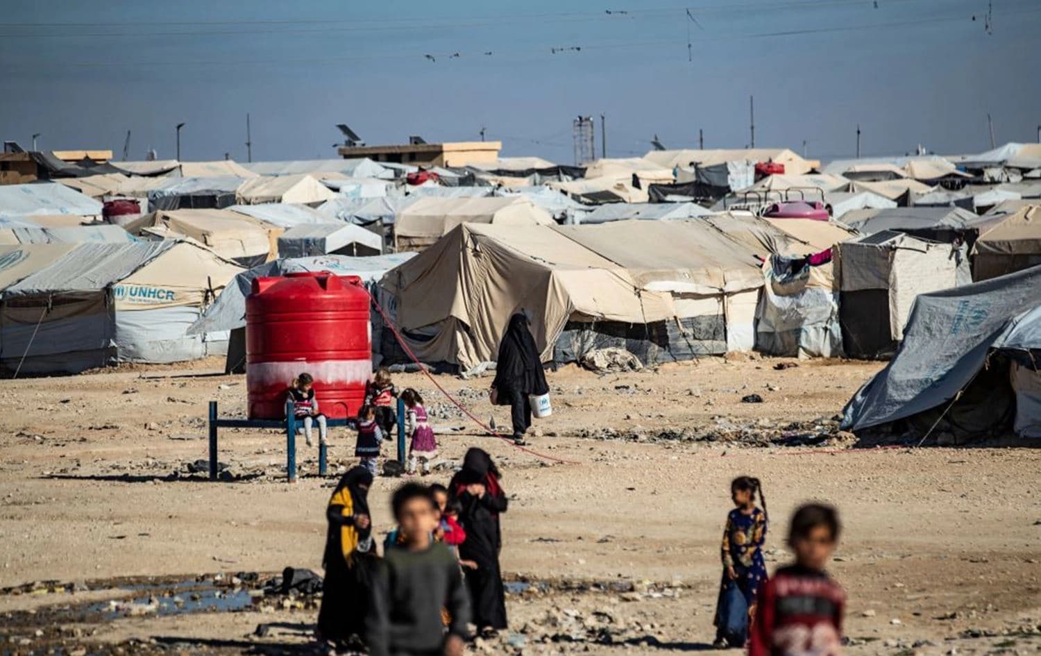 Al-Hol camp in northeast Syria's Hasaka province. Photo: AFP