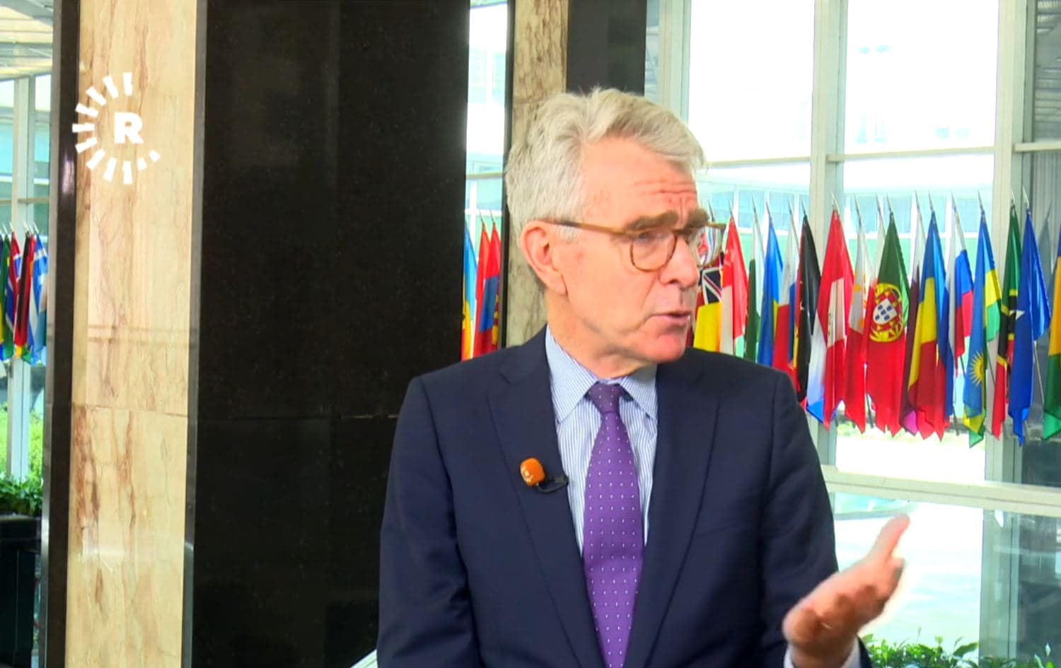 Geoffrey Pyatt, Assistant US Secretary of State for Energy Resources, speaking to Rudaw on September 16, 2024. Photo: Rudaw/screengrab