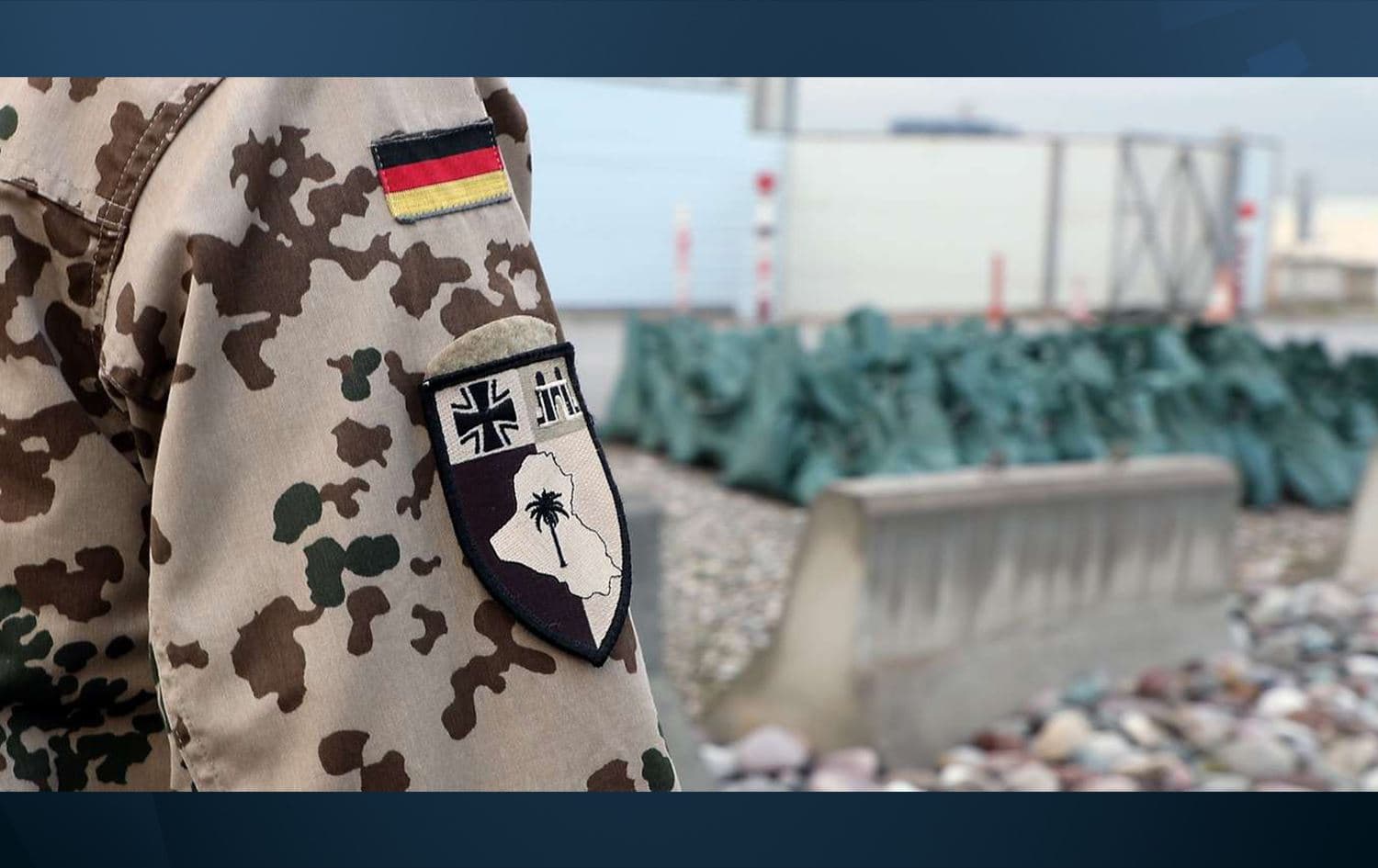 German soldier in Iraq. Photo: German government/file 