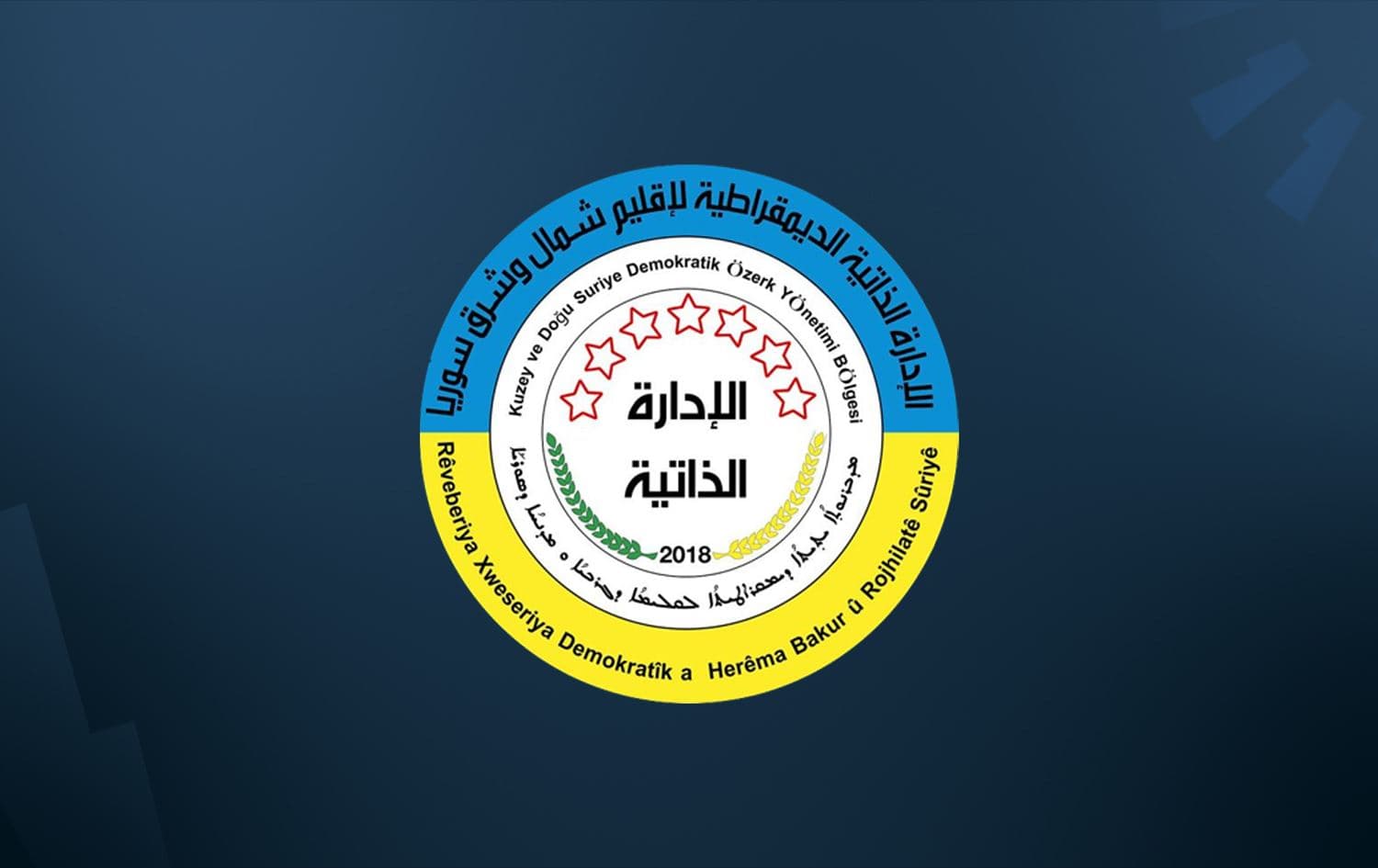 The logo of the Democratic Autonomous Administration in North and East Syria (DAANES). Graphic: Rudaw