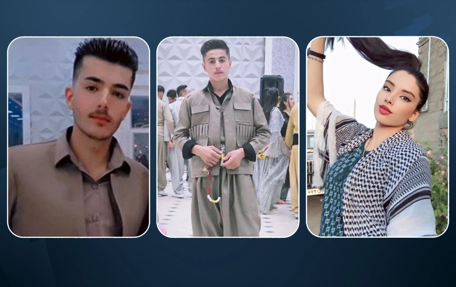  Peyman Şîr, Ferdîn Şîrî û Sirwe Şîrî / Wêne: Hengaw