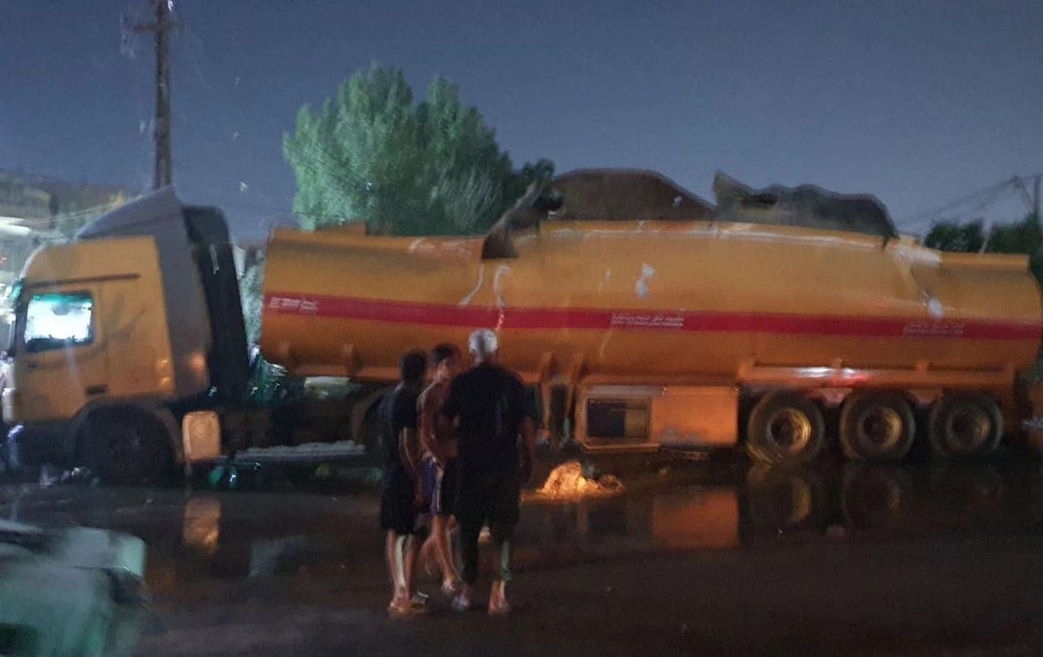 The tanker that exploded on September 30, 2024. Photo: INA