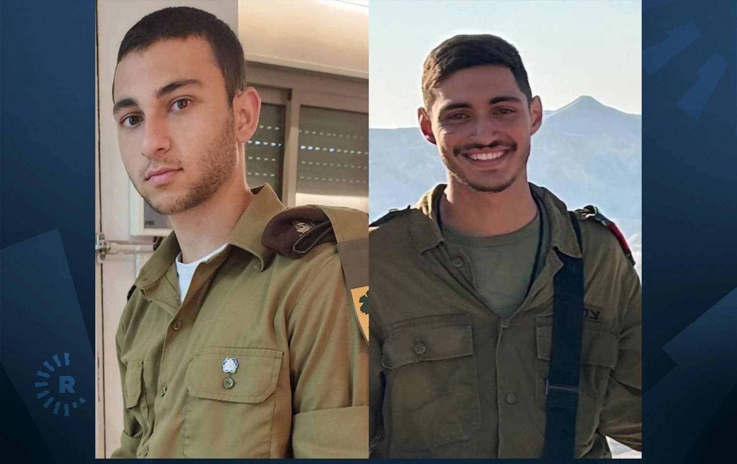 Two Israeli soldiers killed in a drone attack allegedly from Iraq on October 3, 2024. Photos: IDF