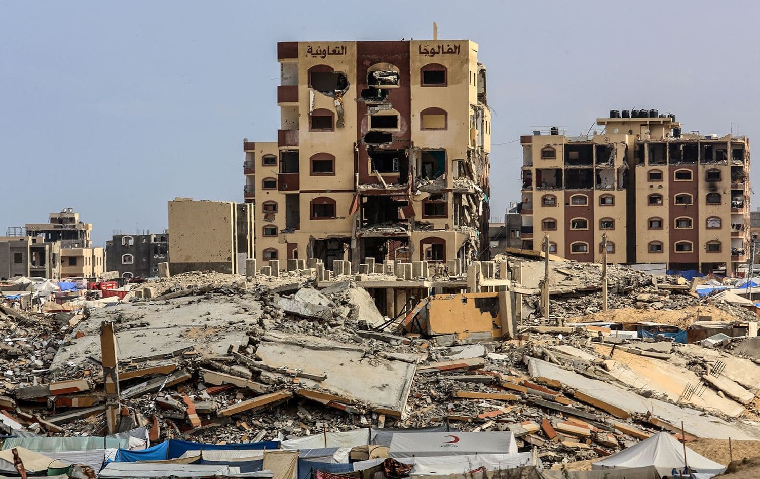 Dîmenê Xezeyê yê piştî \ Wêne: AFP