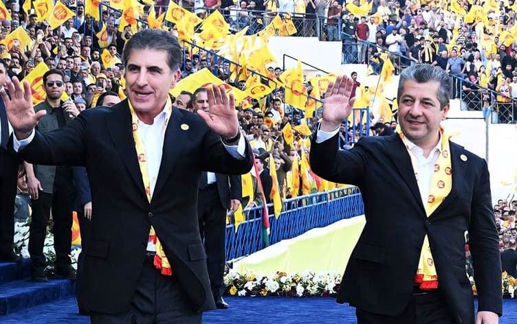 Neçirvan Barzani ve Mesrur Barzani
