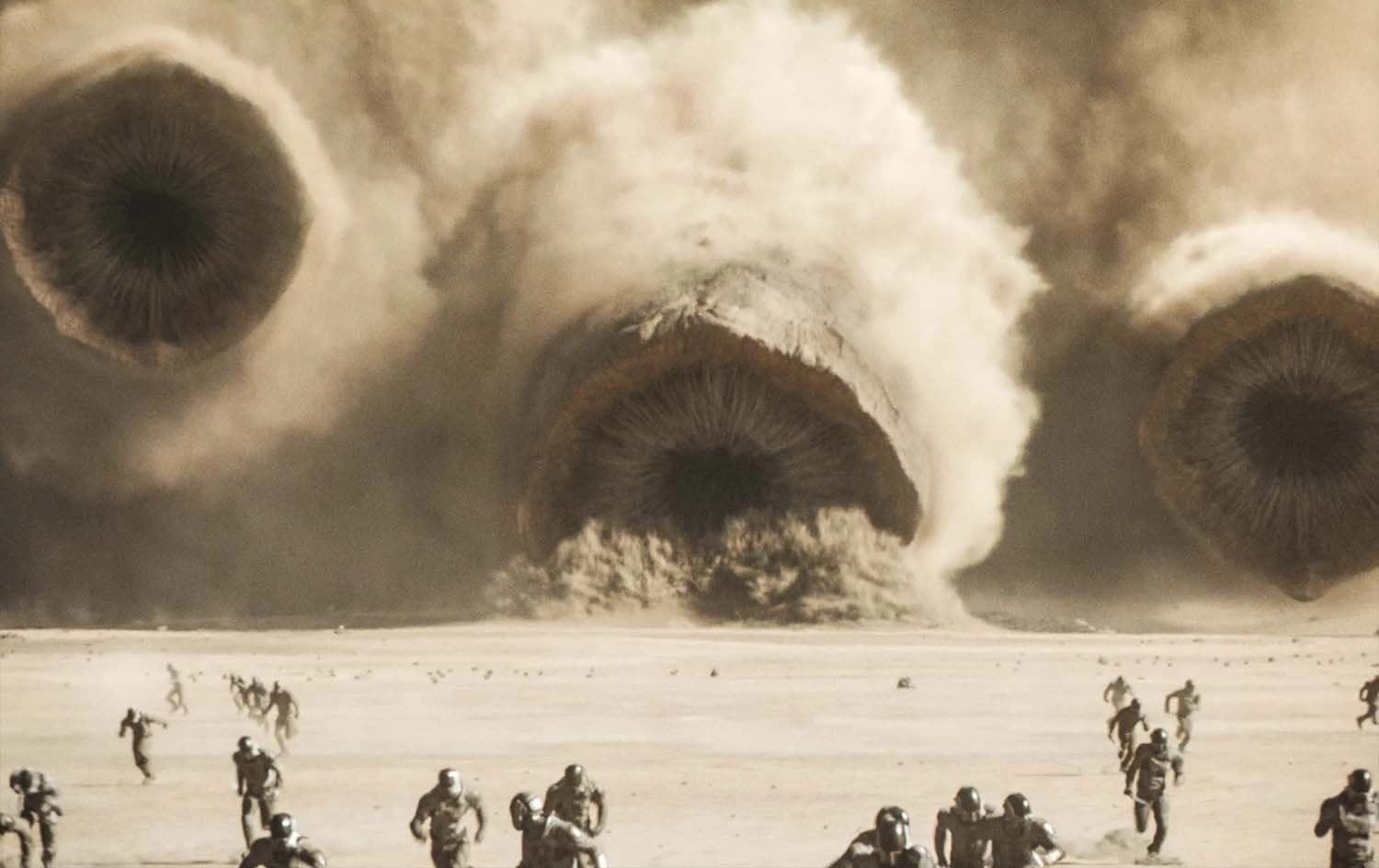 یەکێک لە دیمەنە سەرنجڕاکێشەکانی نێو فیلمی "Dune 2"