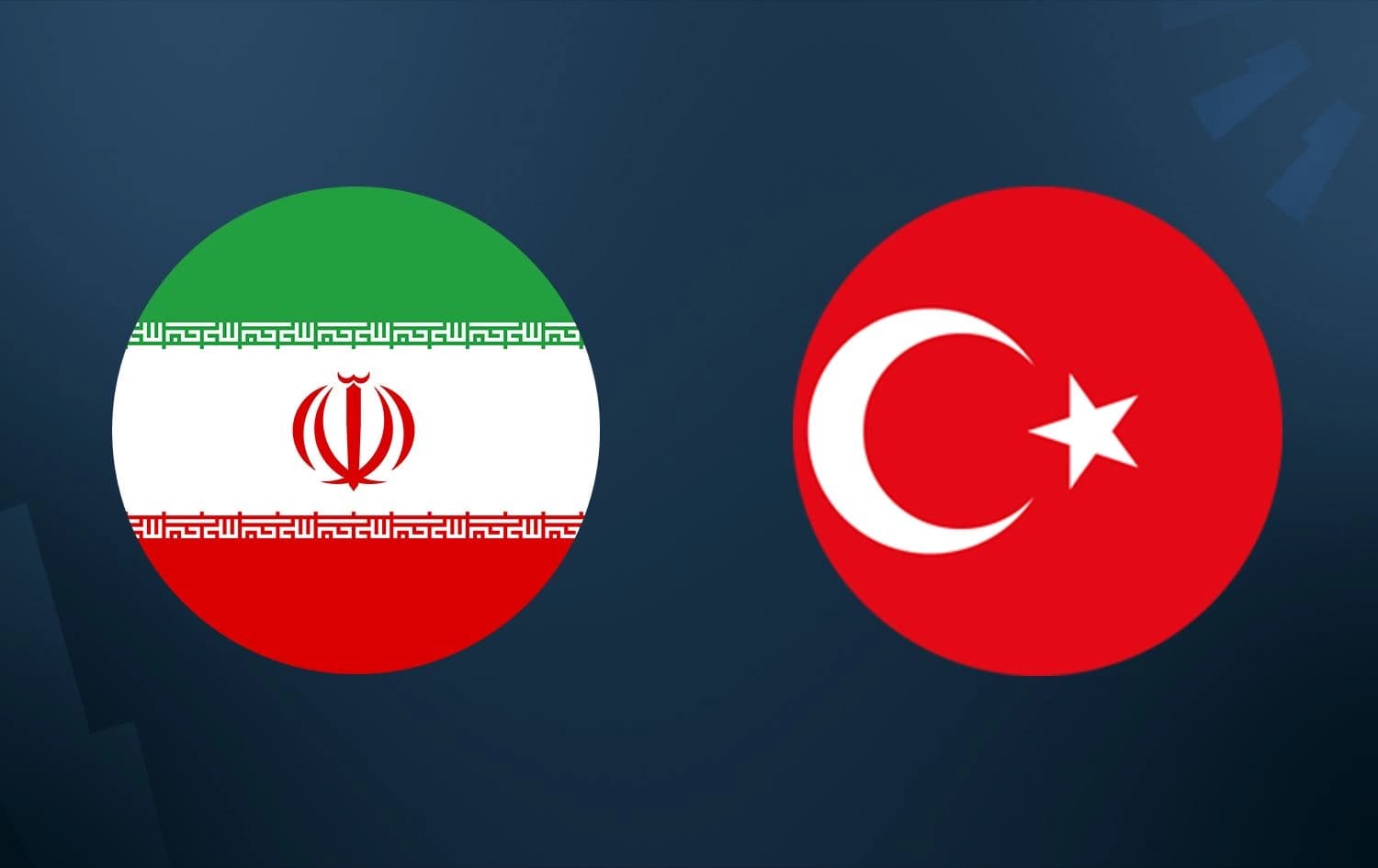 Flags of Iran and Turkey. Graphic: Rudaw