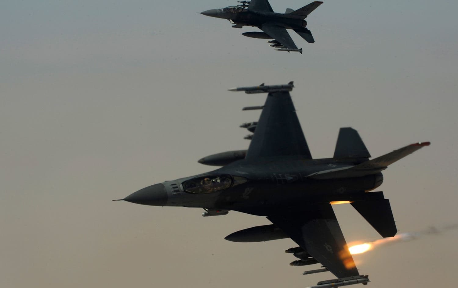 A US F-16 warplane conducts close air support operations over Iraq. File photo: US Air Force/Staff Sergeant James L. Harper Jr