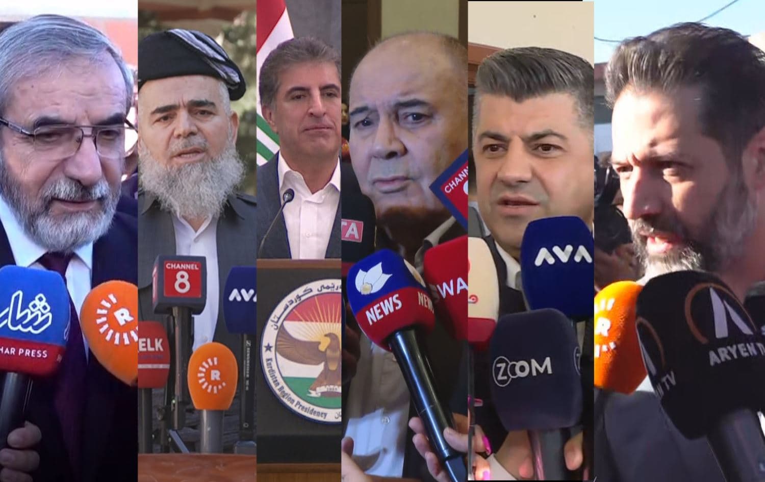 سەرکردەکان لەدوای دەنگدانیان
