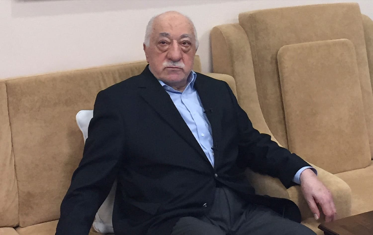 Turkish cleric and opponent to President Recep Tayyip Erdogan Fethullah Gulen adresses at his residence in Saylorsburg, Pennsylvania on July 18, 2016. Photo: Thomas Urbain/AFP