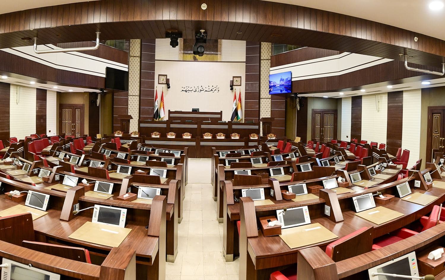 هۆڵی کۆبوونەوەی پەرلەمان. وێنە: بڵند تاهیر - رووداو