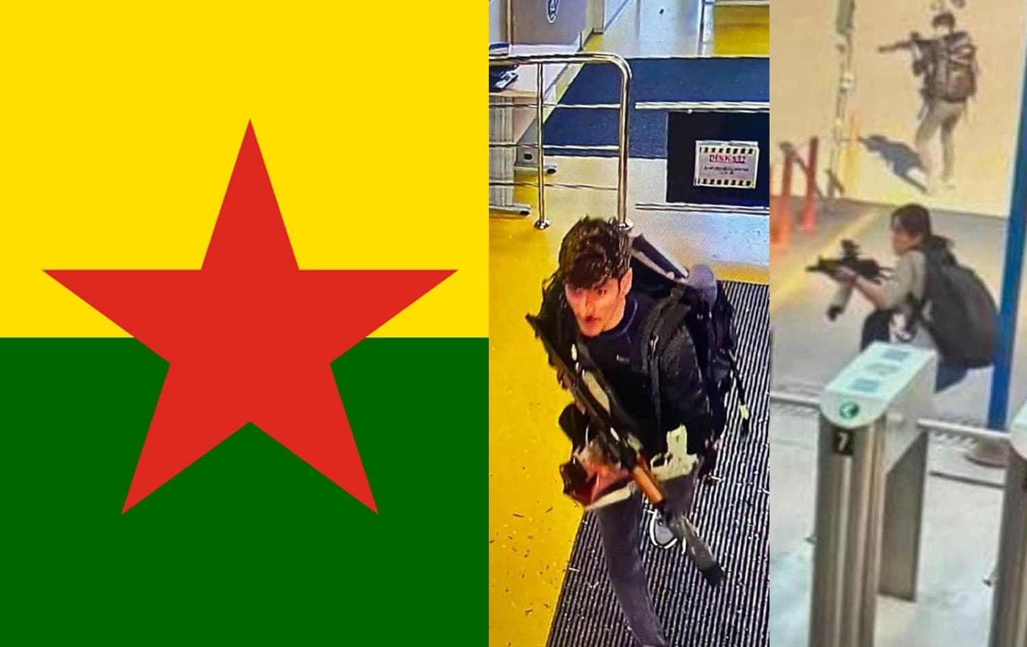 Logoya HPG û dîmenên êrişê/Wêne: Rûdaw Grafîk
