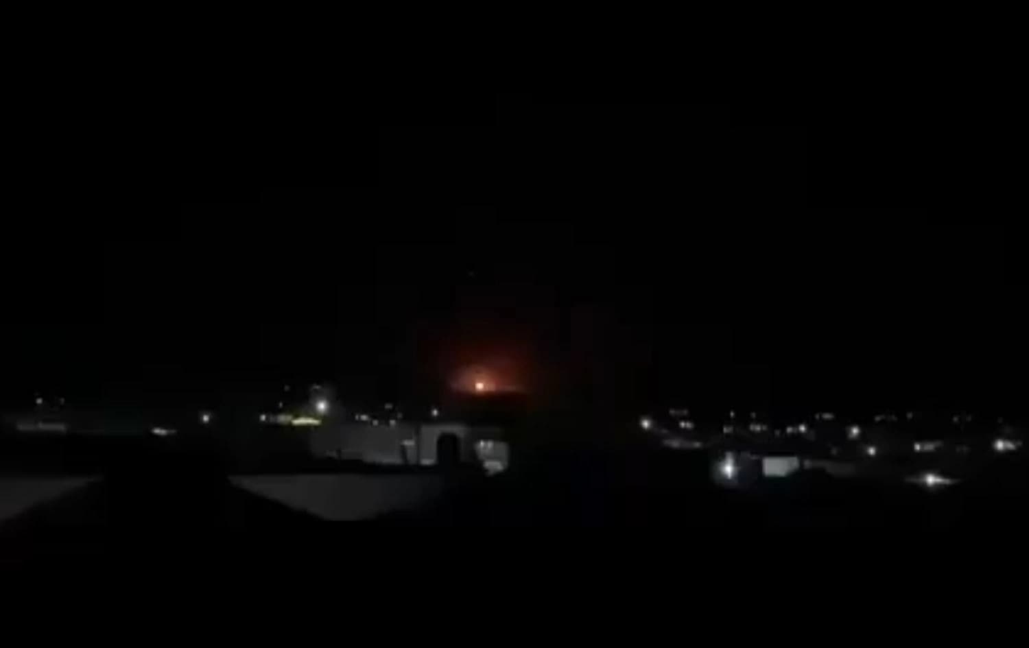 A picture of an airstrike in Shingal district, Nineveh province on October 25, 2024. Photo: Submitted