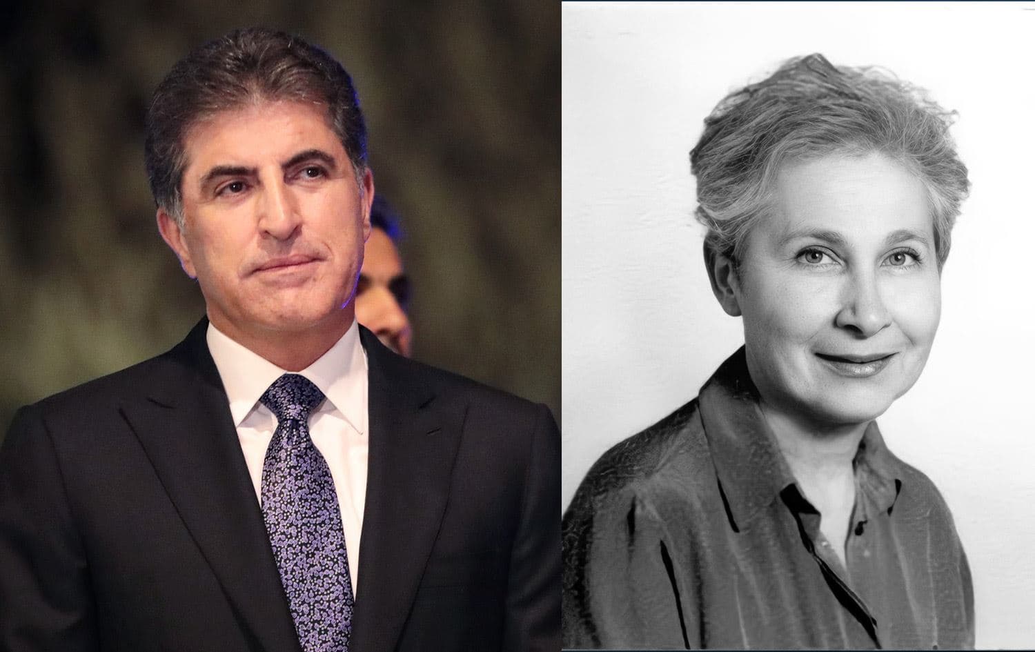 Neçirvan Barzani ve Joyce Blau 