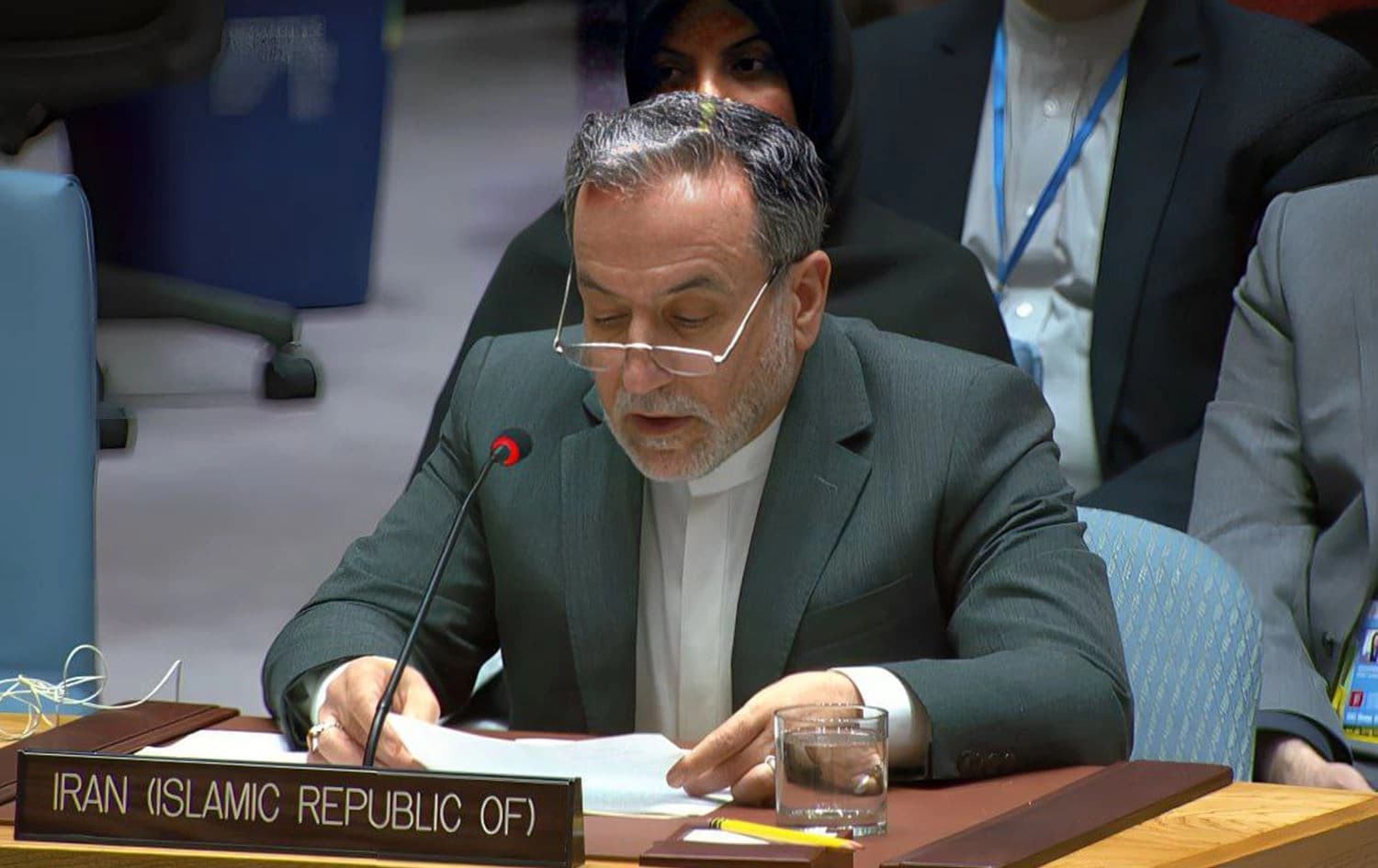 Iranian Foreign Minister Abbas Araghchi at the United Nations. File photo: AFP