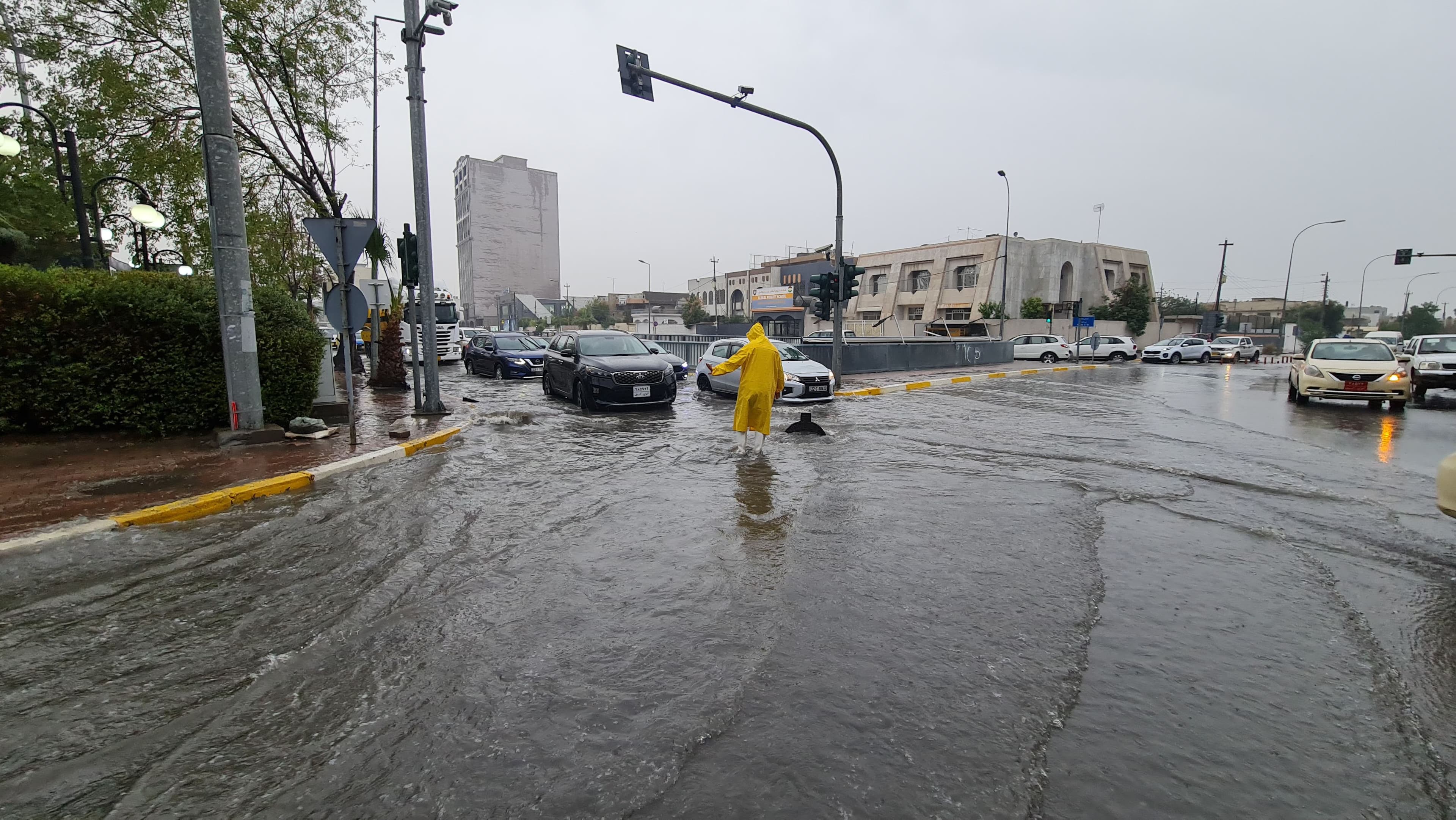  دیمەنی بارانبارین لە هەولێر لە 15-11-2023، وێنە: بڵند تاهیر - رووداو