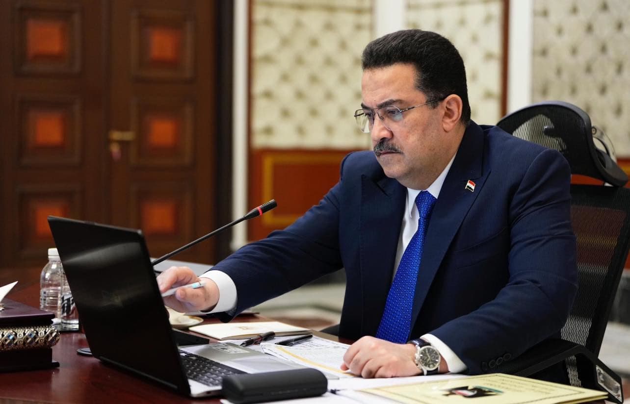 Iraqi Prime Minister Mohammed Shia' al-Sudani shown in a image posted on November 4, 2024. Photo: Office of the PM