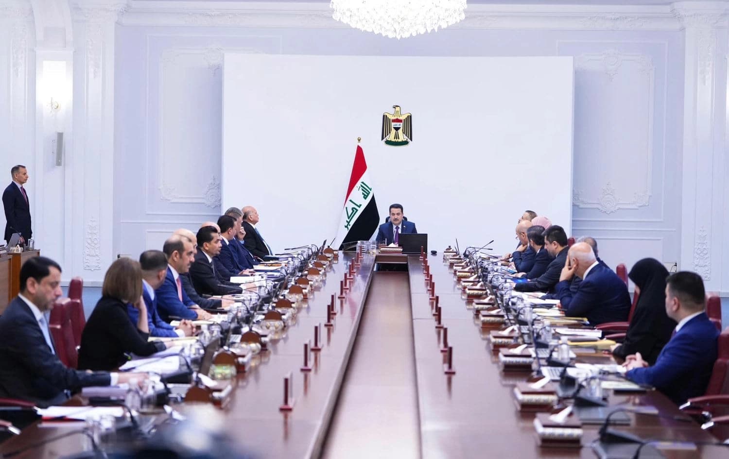 کۆبوونەوەی ئەنجوومەنی وەزیرانی عێراق بە سەرۆکایەتیی محەممەد شیاع سوودانی