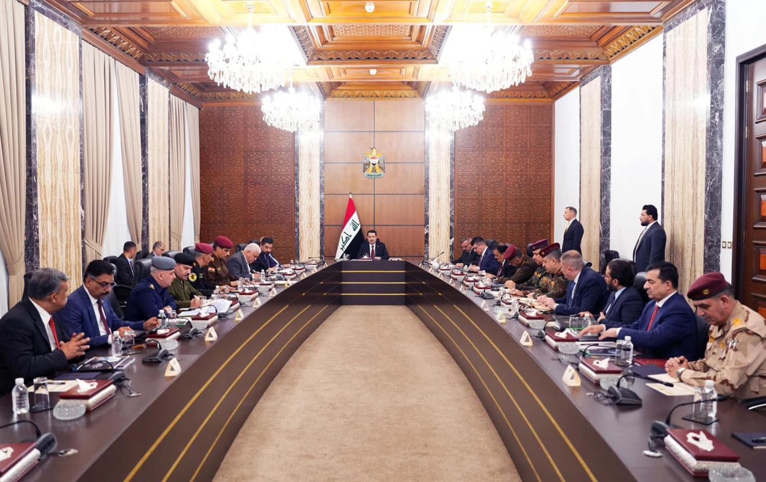 Iraq's National Security Ministerial Council meeting on November 6, 2024. Photo: Office of the PM