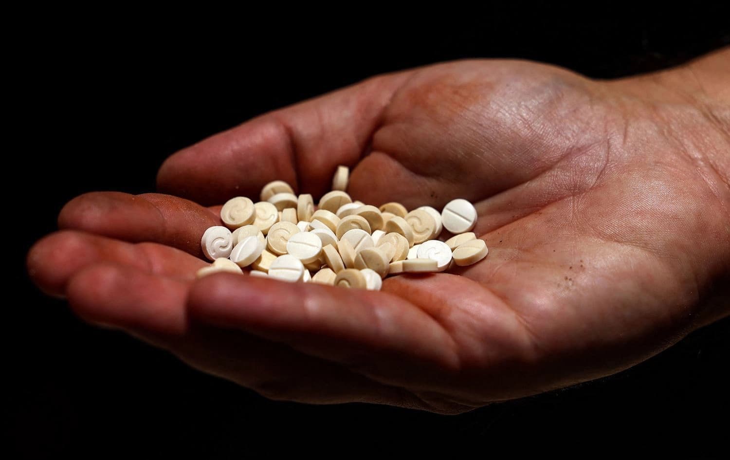 Captagon pills. File photo: AFP