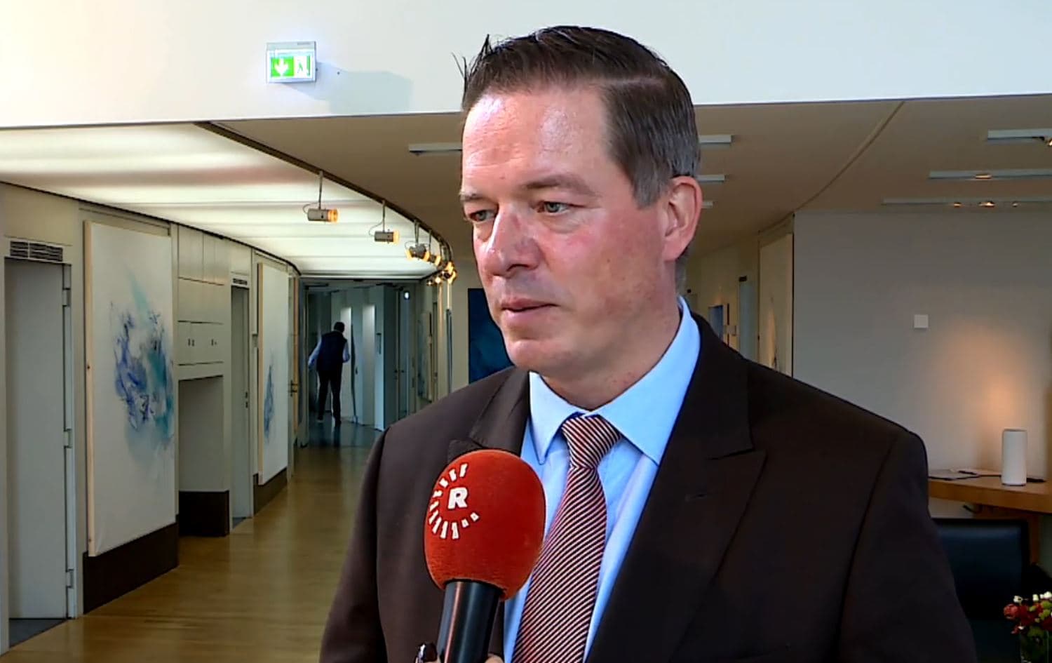 Gregor Golland, deputy head of the CDU’s parliamentary group in North Rhine-Westphalia, speaking to Rudaw in Wiesbaden on November 15, 2024. Photo: Rudaw/screengrab