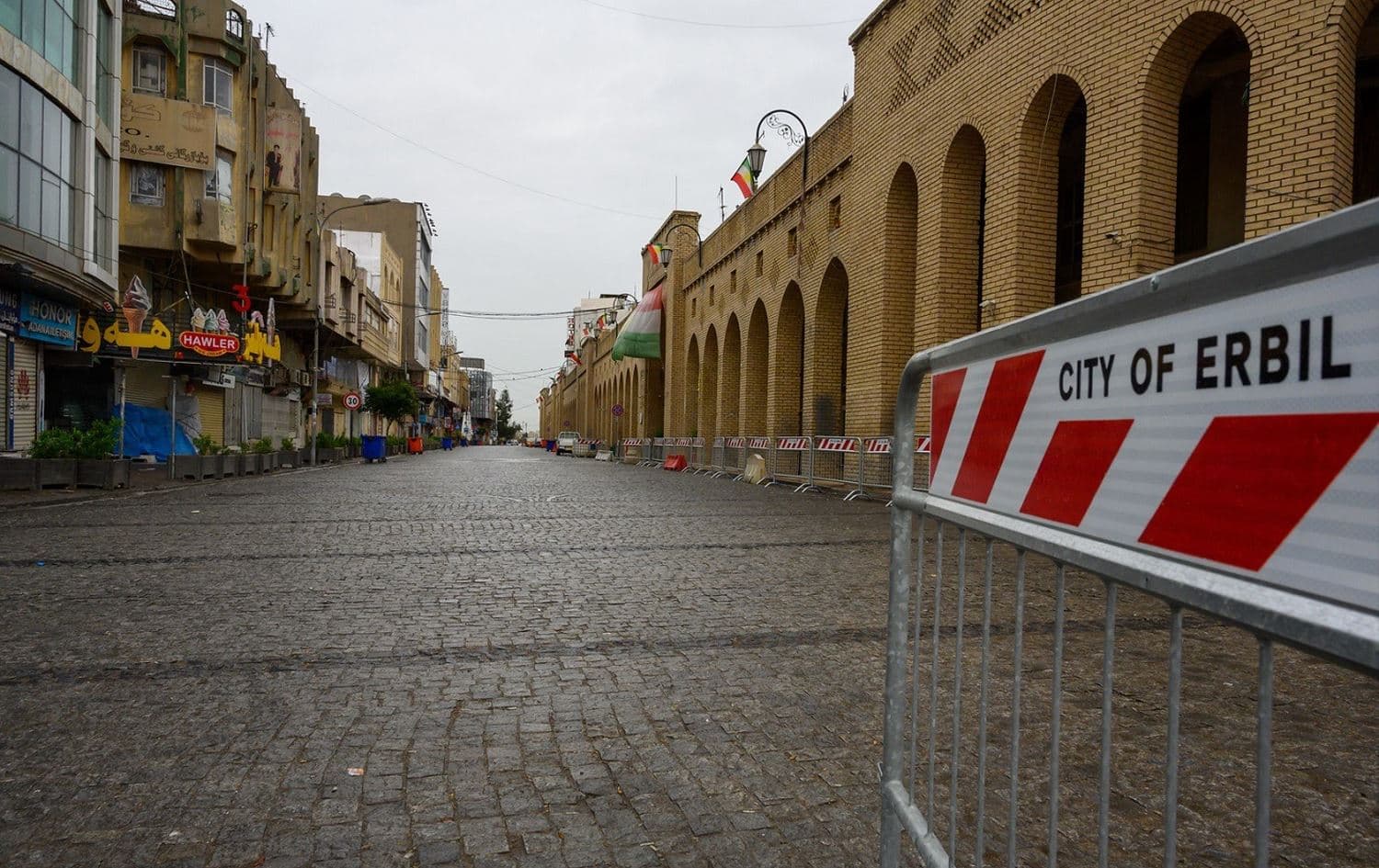 Erbil city during 2020 Coronavirus-related lockdown. Photo: Rudaw
