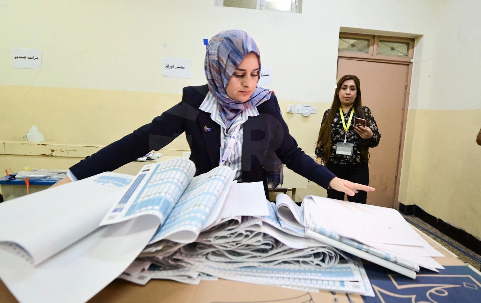 جیاکردنەوەی دەنگەکان لە هەڵبژاردنی پەرلەمانی کوردستان. وێنە: بڵند تاگهیر - رووداو