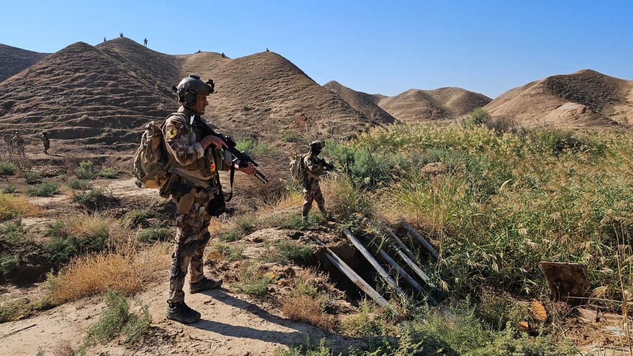 Iraqi security forces during an anti-ISIS operation in November 2024. Photo: Security Media Cell