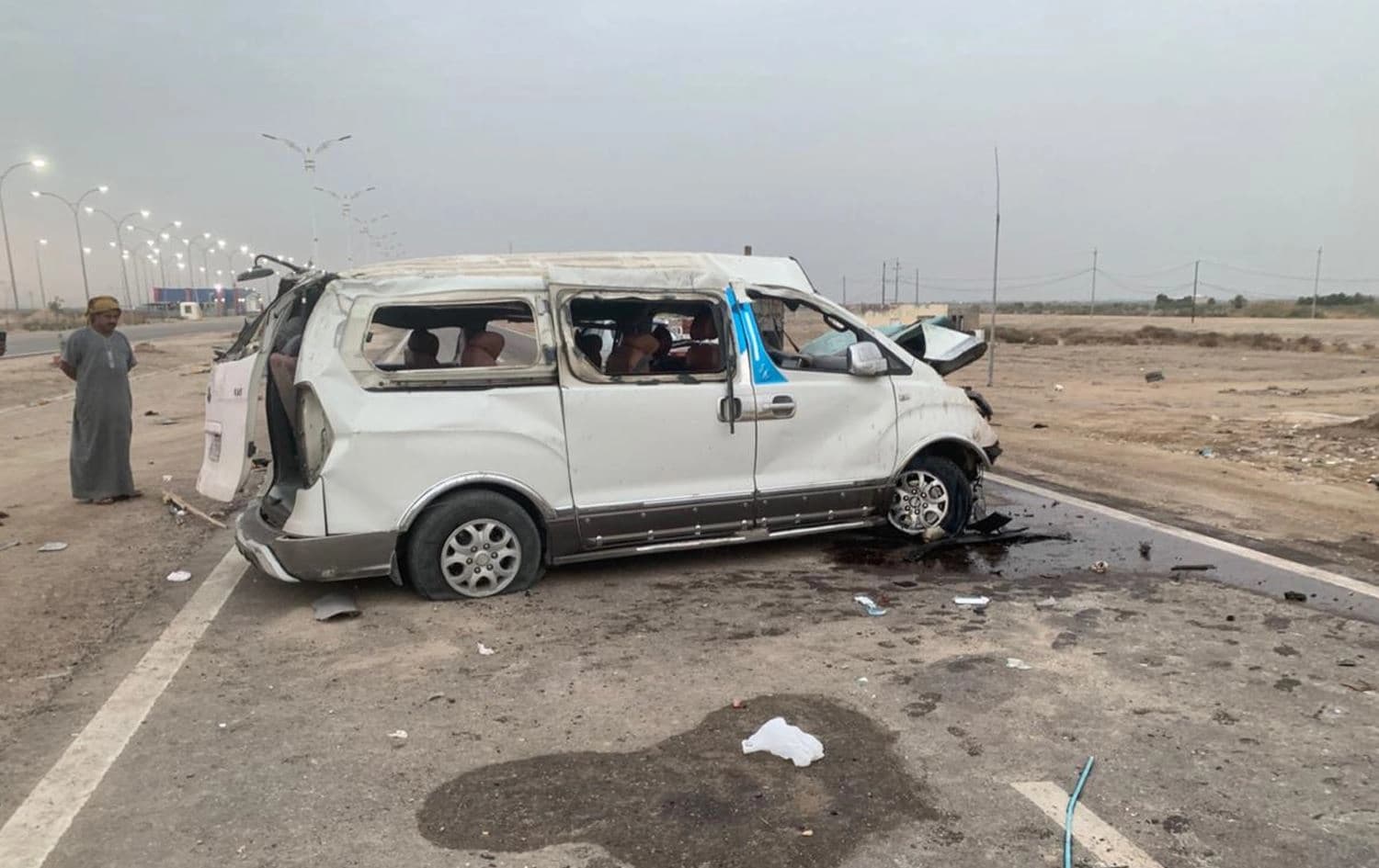 ئەو مینی پاسەی تووشی رووداوی هاتووچۆ بووە. 