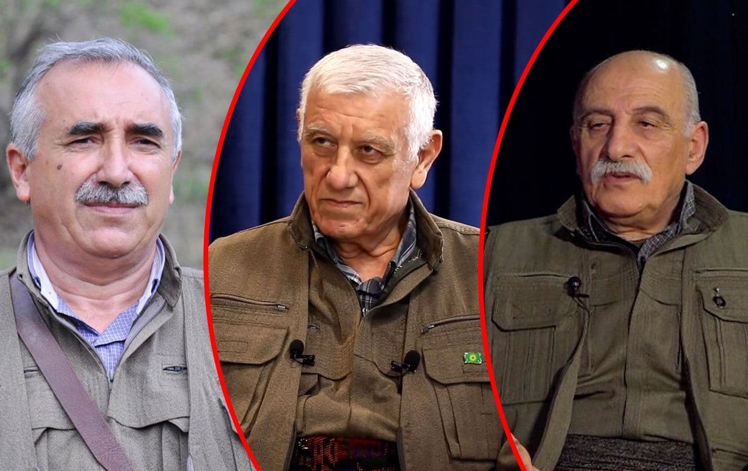 PKK'nin üst düzey yöneticileri Murat Karayılan, Cemil Bayık ve Duran Kalkan